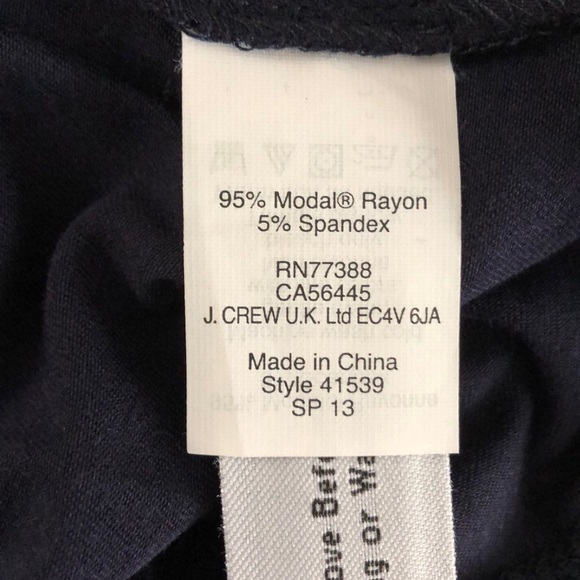 JCrew Navy tiered dress - Picture 4 of 4